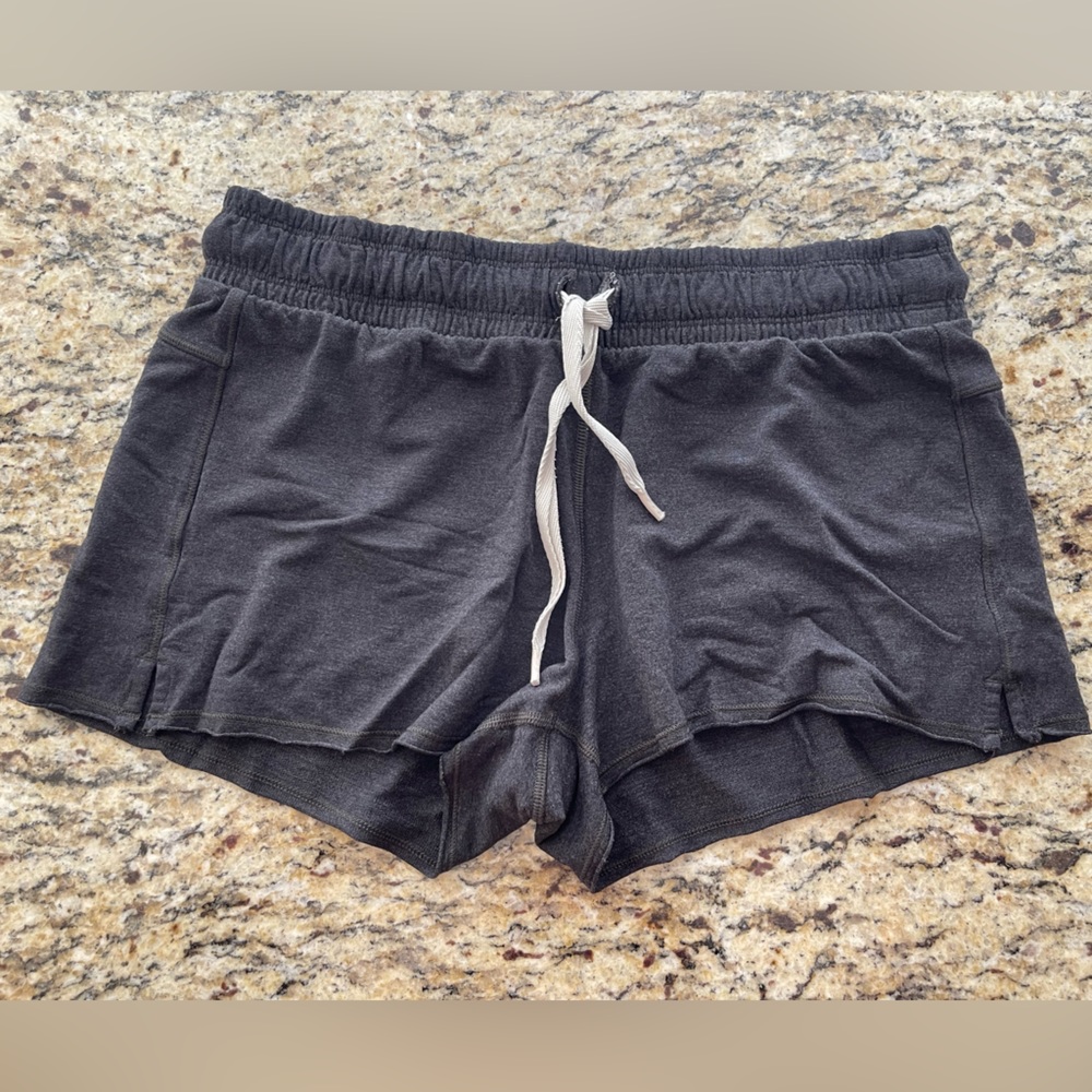 Lululemon Casual Grey Drawstring Shorts
